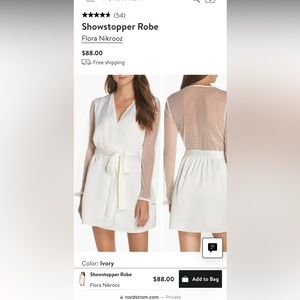 Bridal Robe by Flora Nikrooz - “Showstopper Robe” Ivory